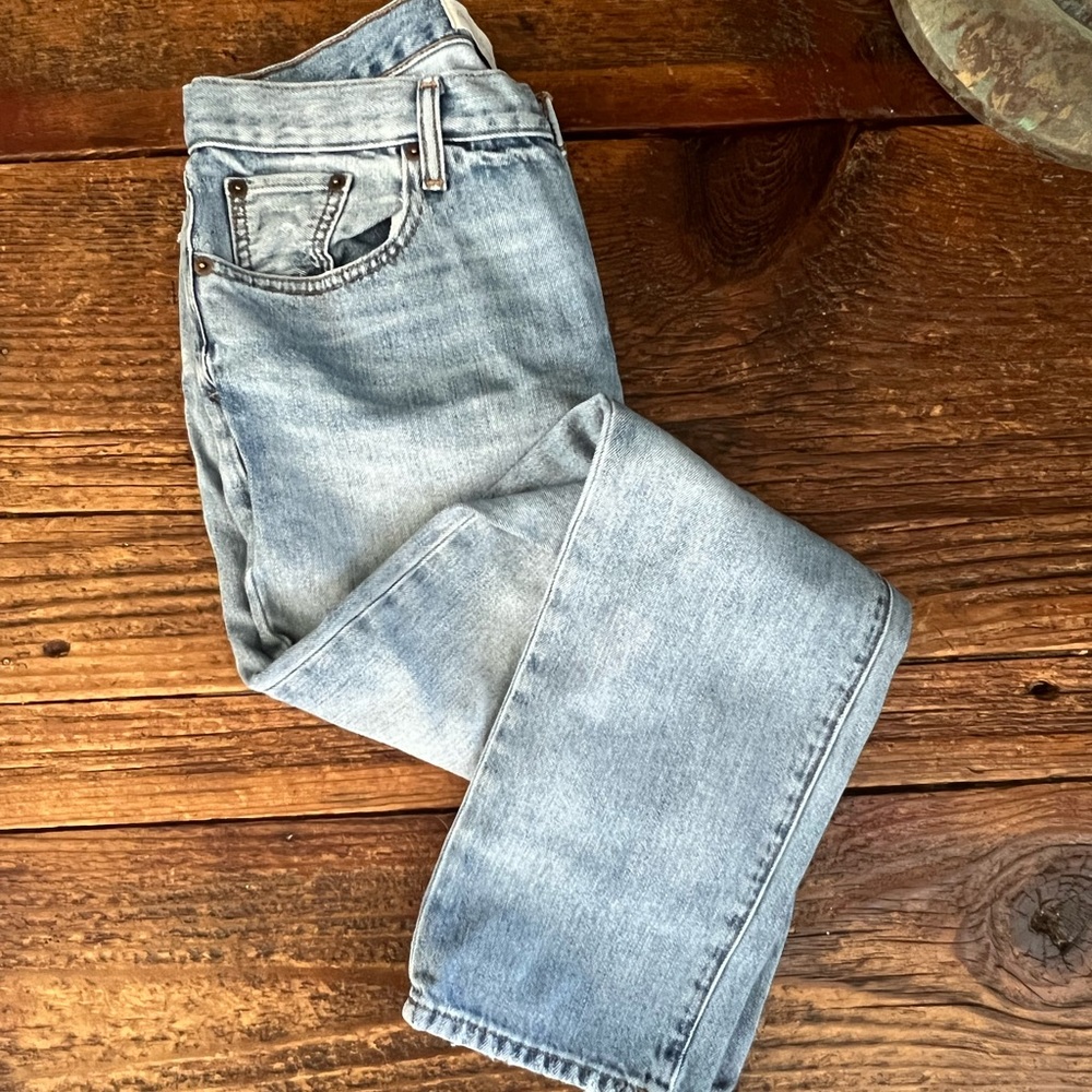Light Blue Gap Relaxed Boyfriend Jeans
